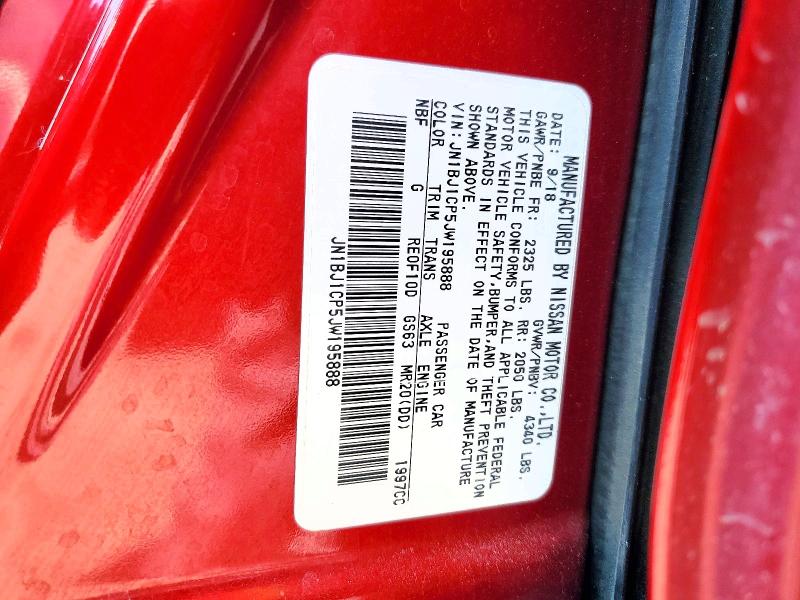 Продажа на аукционе авто 2018 Nissan Rogue Sport, vin: JN1BJ1CP5JW195888, номер лота: 57370436