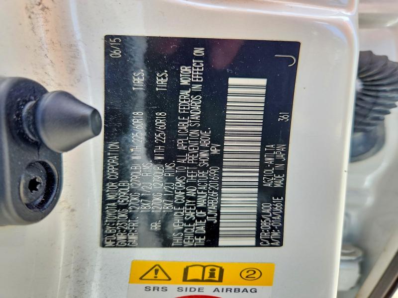 Aukcja sprzedaży 2015 Lexus Nx, vin: JTJYARBZ6F2016990, numer aukcji: 59280966
