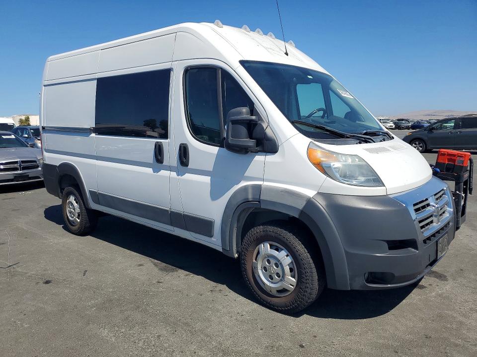 2017 Ram Promaster 2500 მანქანა იყიდება აუქციონზე, vin: 3C6TRVCG7HE511403, აუქციონის ნომერი: 59349386
