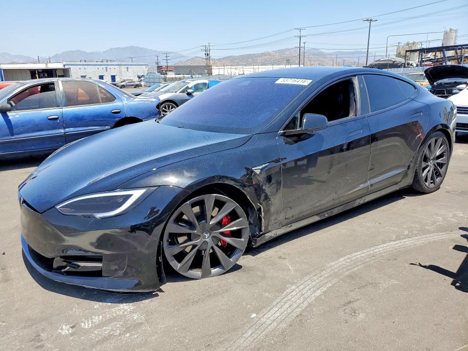 2021 Tesla Model S მანქანა იყიდება აუქციონზე, vin: 5YJSA1E43MF423380, აუქციონის ნომერი: 55716416