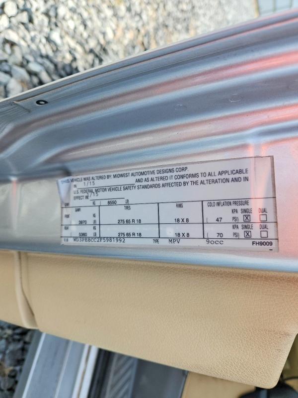 Продаж на аукціоні авто 2015 Mercedes-benz Sprinter, vin: WD3PE8CC2F5981992, номер лоту: 58323116