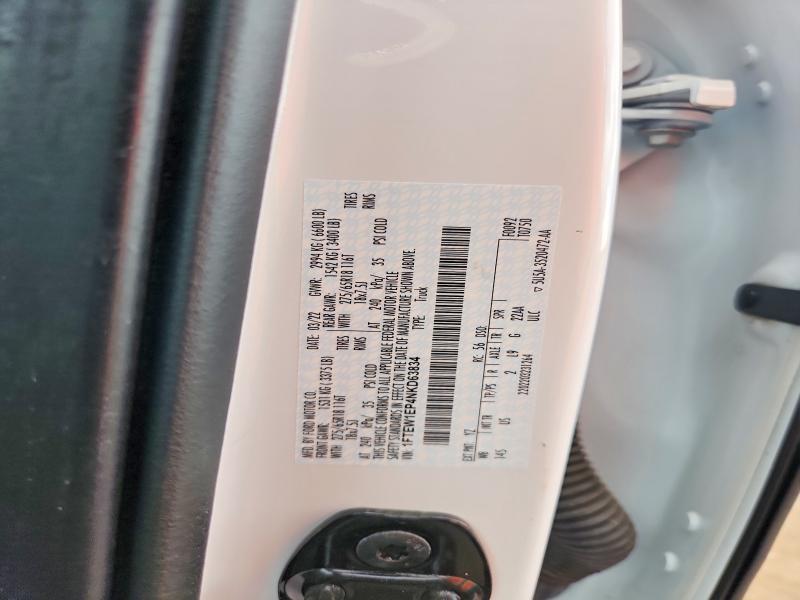Продажа на аукционе авто 2022 Ford F150, vin: 1FTEW1EP4NKD63834, номер лота: 58053686
