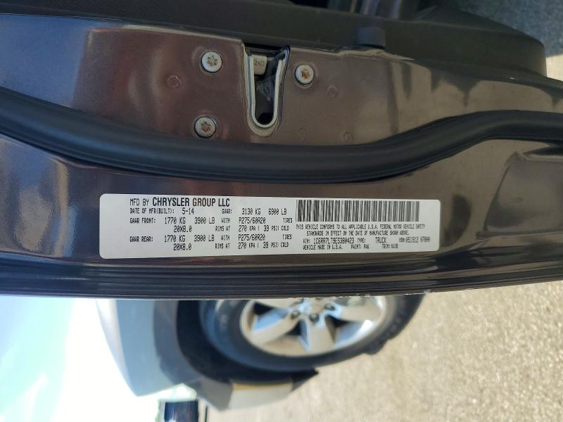 Продажа на аукционе авто 2014 Ram 1500, vin: 1C6RR7LT9ES380423, номер лота: 57310826