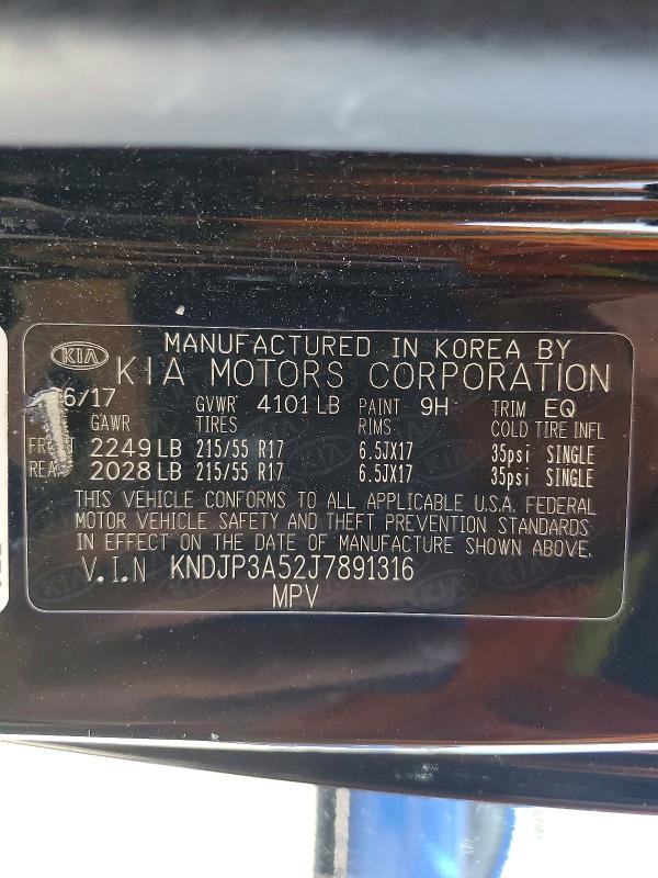Продаж на аукціоні авто 2018 Kia Soul, vin: KNDJP3A52J7891316, номер лоту: 56348626