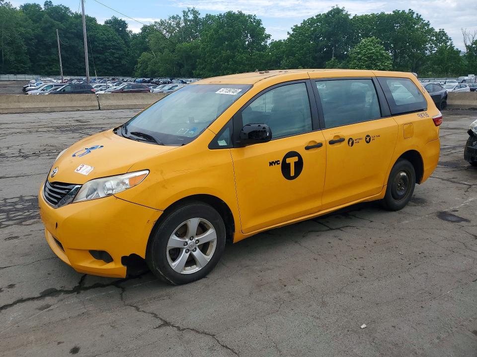 Продажа на аукционе авто 2016 Toyota Sienna, vin: 5TDZK3DC1GS754152, номер лота: 57139746