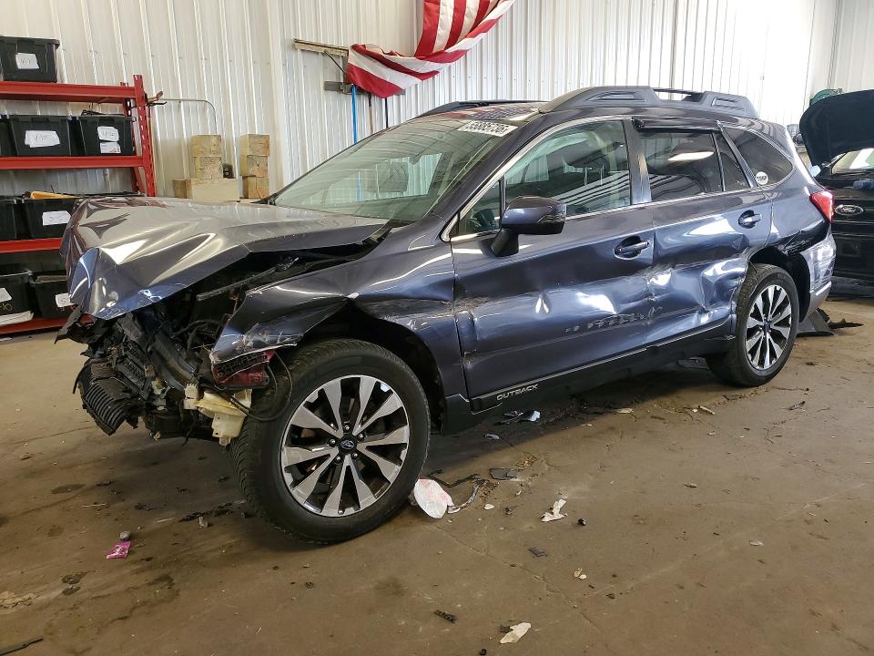 2017 Subaru Outback მანქანა იყიდება აუქციონზე, vin: 4S4BSANC1H3383741, აუქციონის ნომერი: 55885736