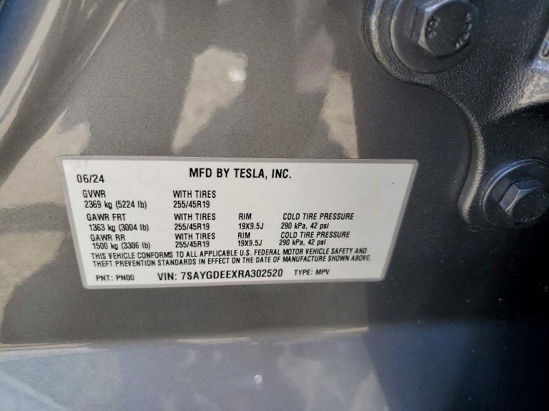 Aukcja sprzedaży 2024 Tesla Model Y, vin: 7SAYGDEEXRA302520, numer aukcji: 58424116