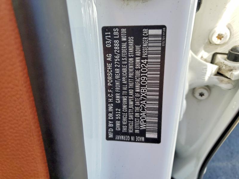 Aukcja sprzedaży 2011 Porsche Panamera, vin: WP0AC2A7XBL091024, numer aukcji: 55745336