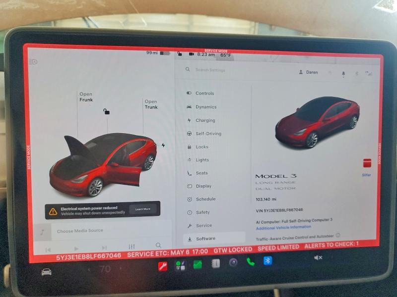 Aukcja sprzedaży 2020 Tesla Model 3, vin: 5YJ3E1EB8LF667046, numer aukcji: 55442716