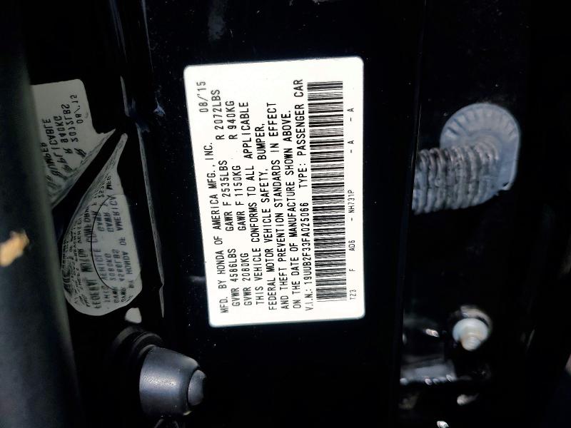 Aukcja sprzedaży 2015 Acura Tlx, vin: 19UUB2F33FA025066, numer aukcji: 59013826