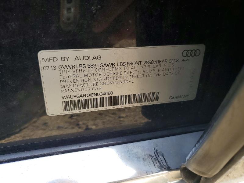Продаж на аукціоні авто 2014 Audi A8, vin: WAURGAFDXEN004650, номер лоту: 57085576