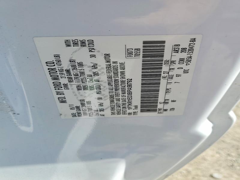 56119186 :رقم المزاد ، 1FTKR1ED3BPA58792 vin ، 2011 Ford Ranger مزاد بيع
