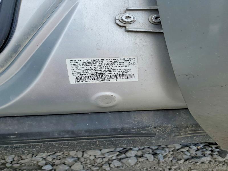 Aukcja sprzedaży 2009 Honda Pilot, vin: 5FNYF38549B022908, numer aukcji: 57060516