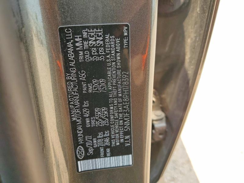 Продаж на аукціоні авто 2023 Hyundai Tucson, vin: 5NMJF3AE8PH178392, номер лоту: 57851276