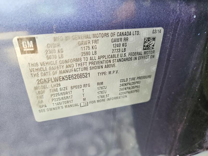 Продажа на аукционе авто 2014 Gmc Terrain, vin: 2GKFLWEK5E6266521, номер лота: 56820376