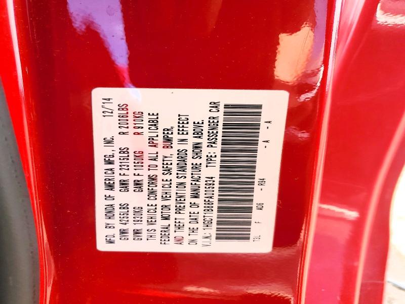 57383826 :رقم المزاد ، 1HGCT1B88FA005934 vin ، 2015 Honda Accord مزاد بيع