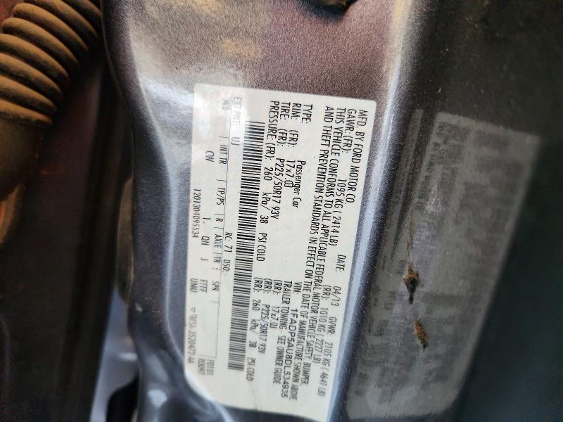 56244896 :رقم المزاد ، 1FADP5AU8DL534935 vin ، 2013 Ford C-max مزاد بيع
