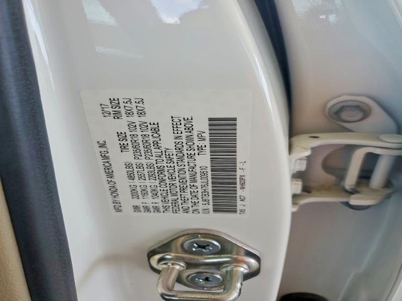 Aukcja sprzedaży 2018 Acura Rdx, vin: 5J8TB3H76JL009510, numer aukcji: 56049236