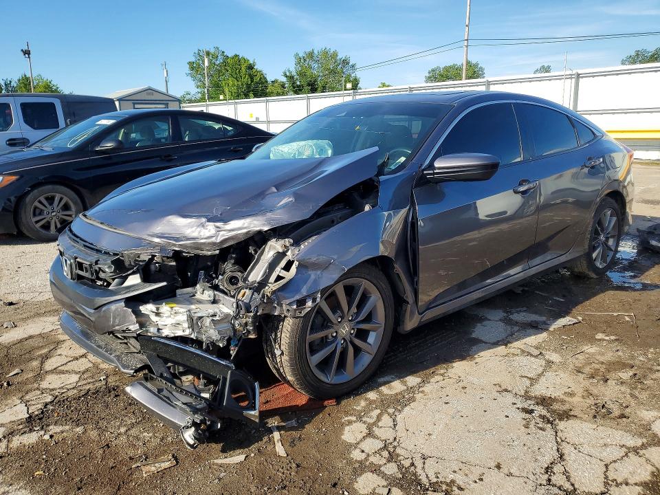 57850276 :رقم المزاد ، 19XFC1F35ME007967 vin ، 2021 Honda Civic مزاد بيع