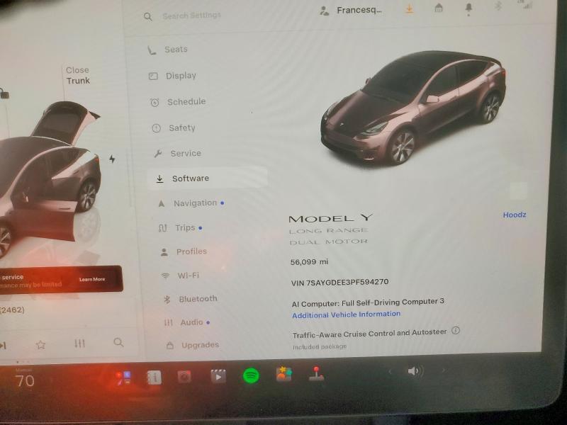 Продаж на аукціоні авто 2023 Tesla Model Y, vin: 7SAYGDEE3PF594270, номер лоту: 56810236