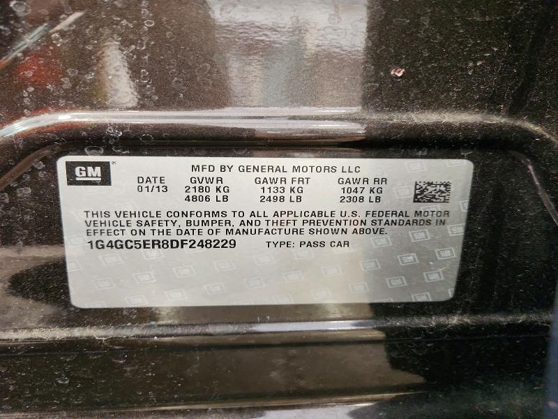 Aukcja sprzedaży 2013 Buick Lacrosse, vin: 1G4GC5ER8DF248229, numer aukcji: 59318256