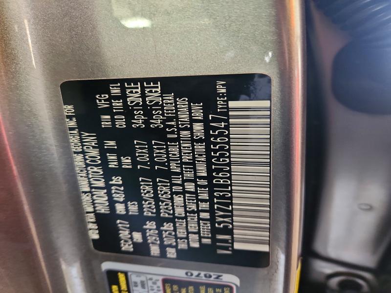 59016206 :رقم المزاد ، 5XYZT3LB6JG556547 vin ، 2018 Hyundai Santa Fe Sport مزاد بيع