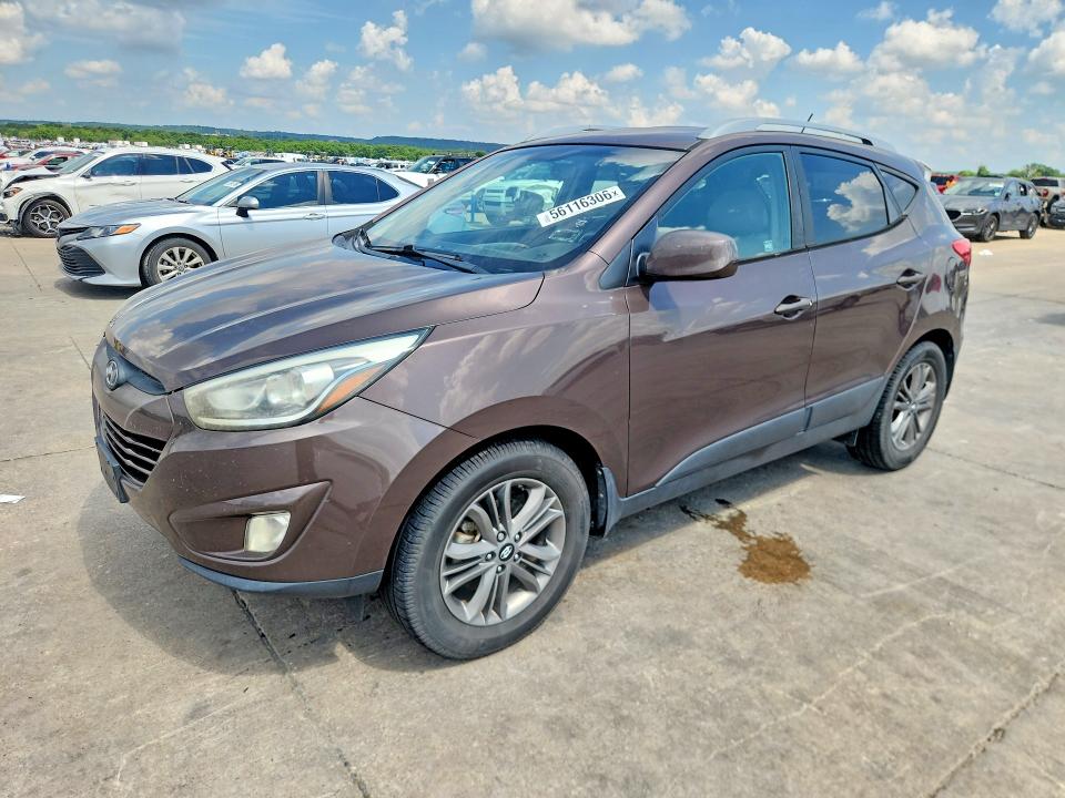2014 Hyundai Tucson მანქანა იყიდება აუქციონზე, vin: KM8JU3AG6EU845193, აუქციონის ნომერი: 56116306