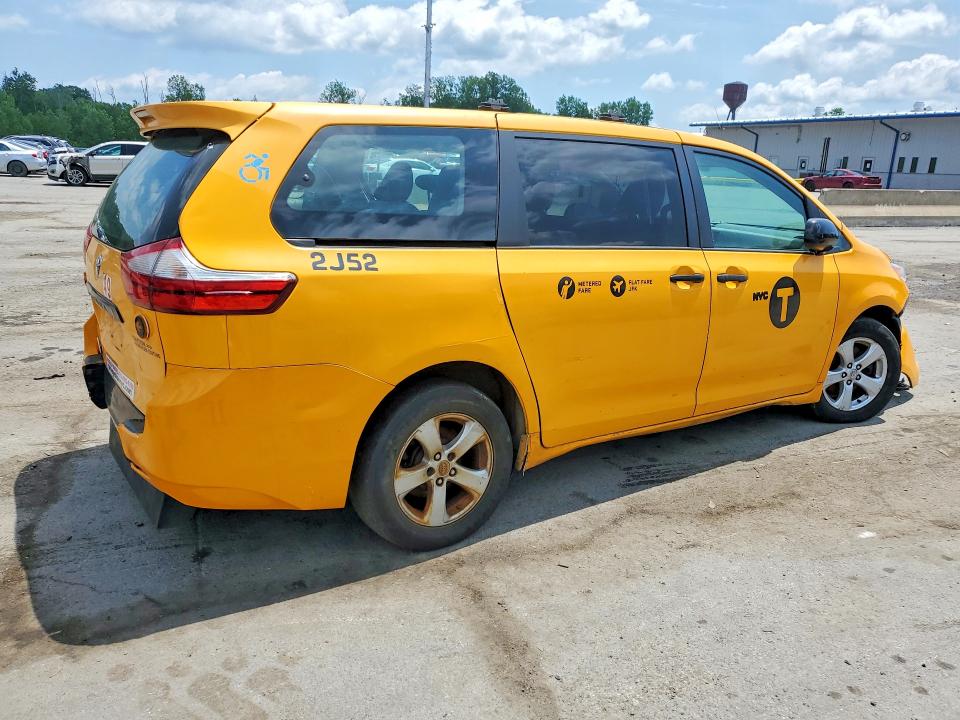 Продажа на аукционе авто 2017 Toyota Sienna, vin: 5TDZZ3DC3HS844531, номер лота: 57141166