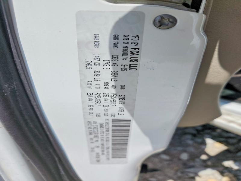 Aukcja sprzedaży 2016 Chrysler Town & Country, vin: 2C4RC1CG1GR149627, numer aukcji: 57310626