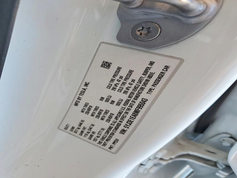 Aukcja sprzedaży 2021 Tesla Model 3, vin: 5YJ3E1EA8MF995043, numer aukcji: 57714106