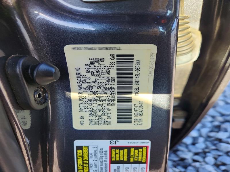 Aukcja sprzedaży 2013 Toyota Corolla, vin: 5YFBU4EEXDP171391, numer aukcji: 55869776