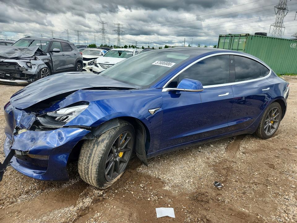 2020 Tesla Model 3 მანქანა იყიდება აუქციონზე, vin: 5YJ3E1EB9LF635741, აუქციონის ნომერი: 57686986