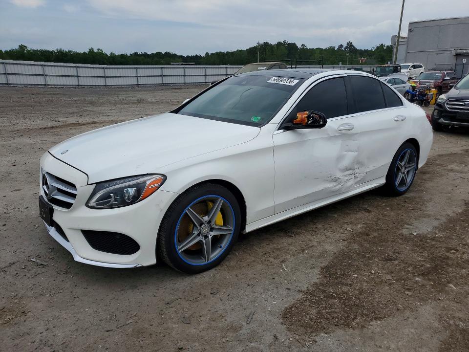 56698936 :رقم المزاد ، 55SWF4KB5GU125438 vin ، 2016 Mercedes-benz C مزاد بيع