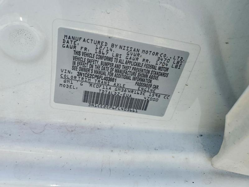 Aukcja sprzedaży 2015 Nissan Versa Note, vin: 3N1CE2CP6FL403661, numer aukcji: 55564956