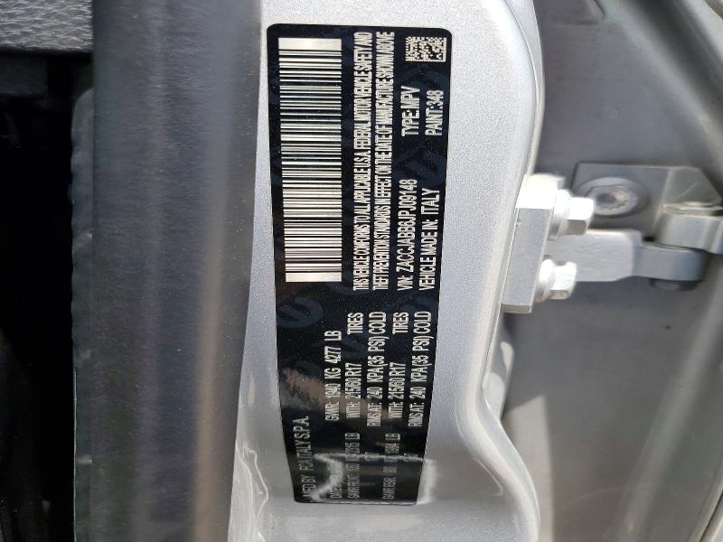 Продажа на аукционе авто 2018 Jeep Renegade, vin: ZACCJABB6JPJ09148, номер лота: 58569436