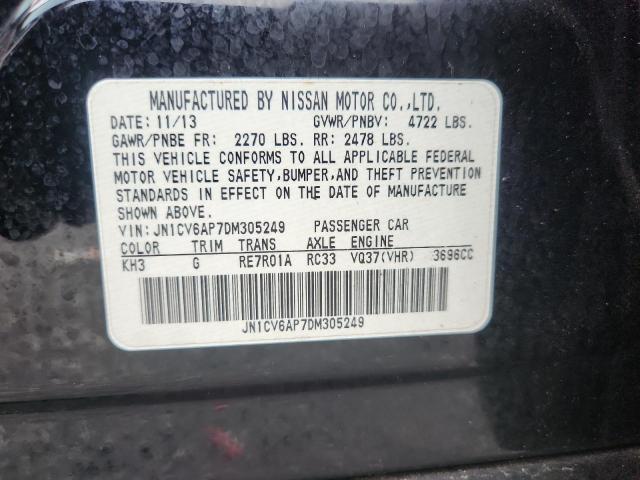 Продаж на аукціоні авто 2013 Infiniti G37 Sedan, vin: JN1CV6AP7DM305249, номер лоту: 58879916