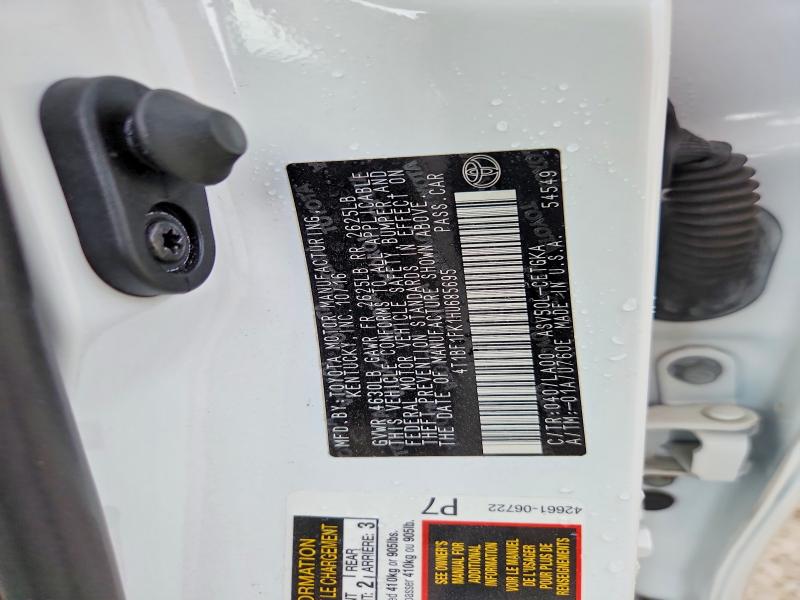 2017 Toyota Camry მანქანა იყიდება აუქციონზე, vin: 4T1BF1FK1HU685695, აუქციონის ნომერი: 58732666