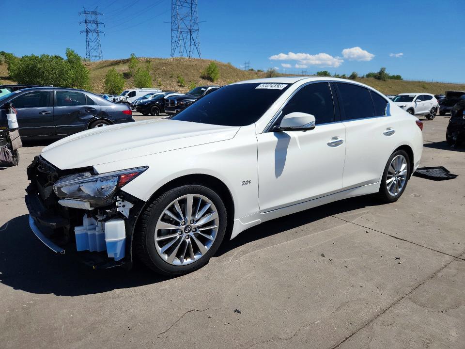2018 Infiniti Q50 მანქანა იყიდება აუქციონზე, vin: JN1EV7AR7JM442283, აუქციონის ნომერი: 57524356