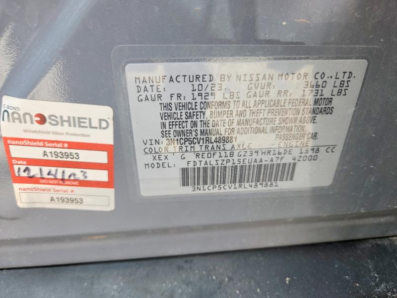 Aukcja sprzedaży 2024 Nissan Kicks, vin: 3N1CP5CV1RL489881, numer aukcji: 59153816