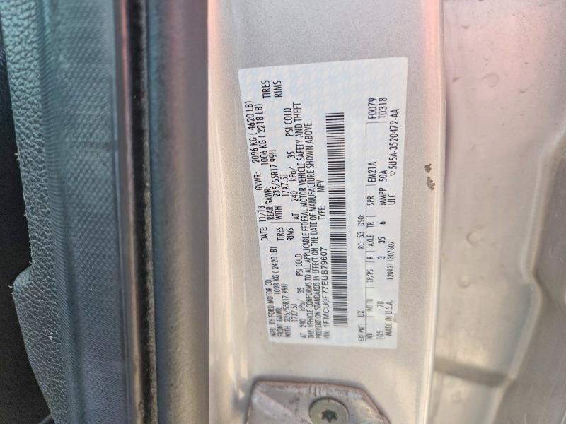 Aukcja sprzedaży 2014 Ford Escape, vin: 1FMCU0F77EUB79607, numer aukcji: 56259056