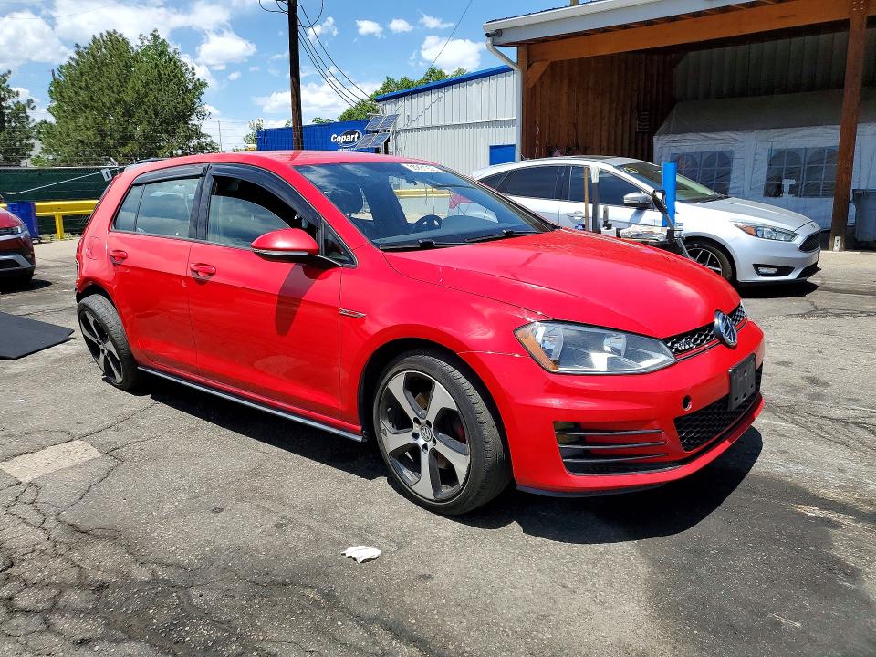 Auction sale of the 2016 Volkswagen Gti, vin: 3VW5T7AU6GM036075, lot number: 55991906