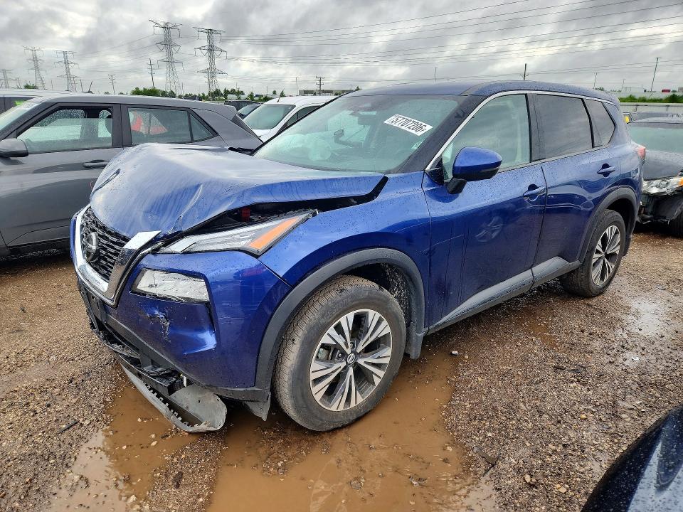 2021 Nissan Rogue მანქანა იყიდება აუქციონზე, vin: JN8AT3BB6MW227695, აუქციონის ნომერი: 57707206