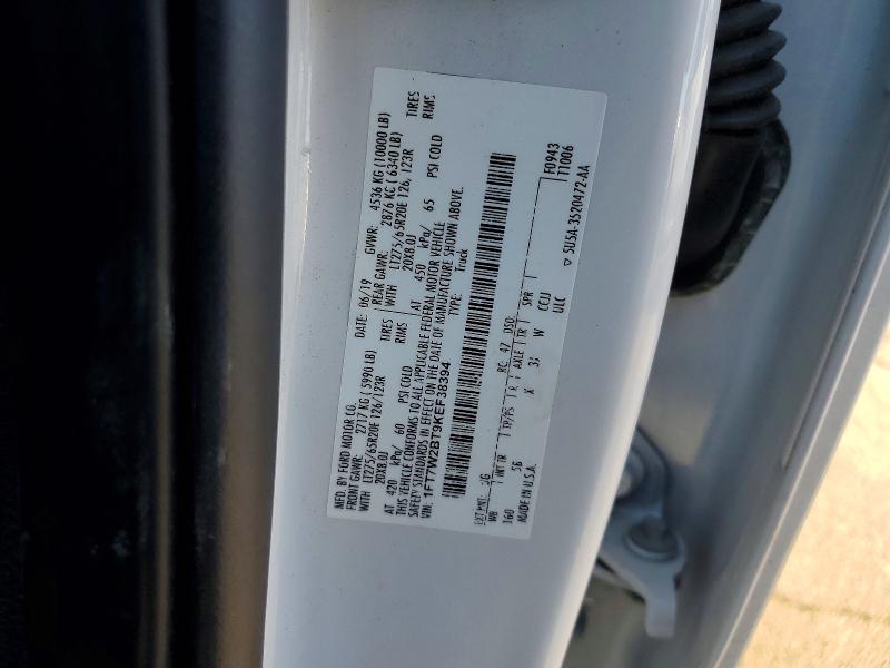 Продаж на аукціоні авто 2019 Ford F250, vin: 1FT7W2BT9KEF38394, номер лоту: 56426936