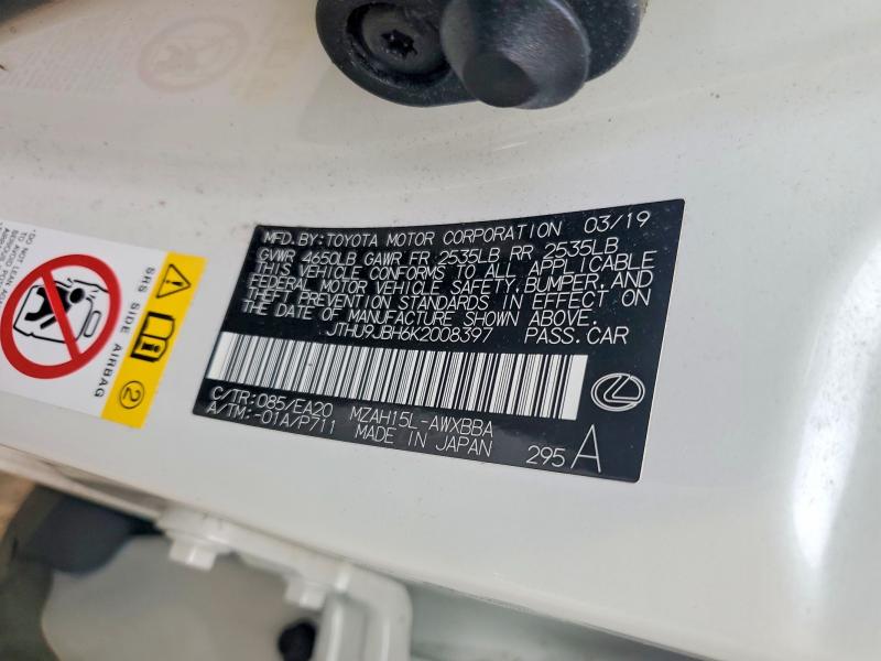 Продажа на аукционе авто 2019 Lexus Ux, vin: JTHU9JBH6K2008397, номер лота: 56084286