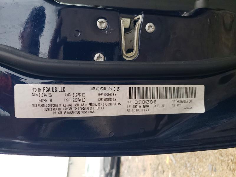 Продаж на аукціоні авто 2016 Dodge Dart, vin: 1C3CDFBBXGD538490, номер лоту: 56774656