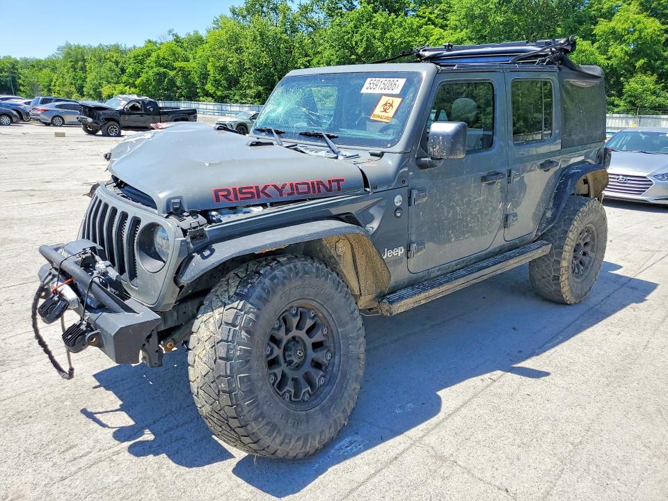 Продажа на аукционе авто 2018 Jeep Wrangler Unlimited, vin: 1C4HJXDNXJW325610, номер лота: 55915086