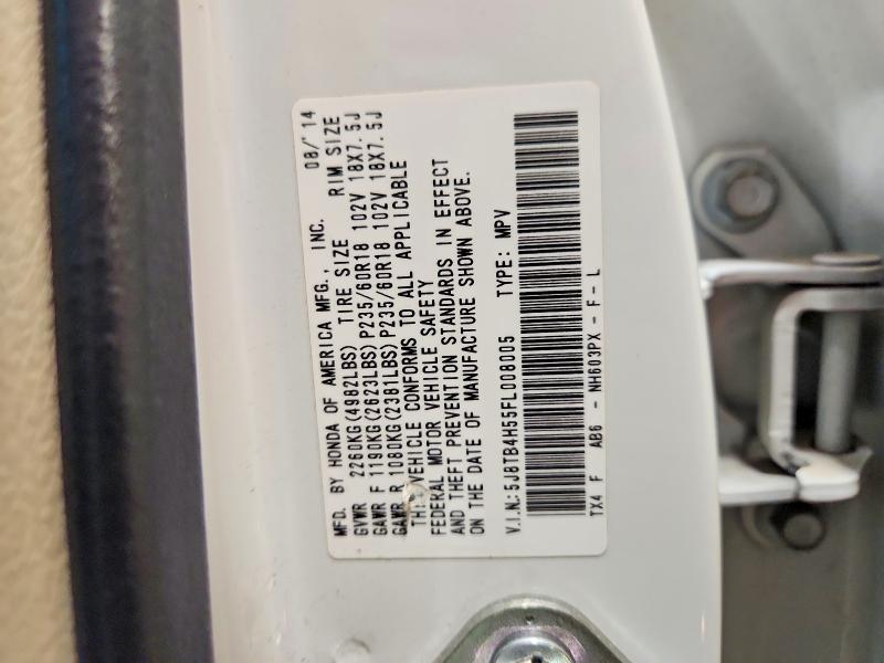Продажа на аукционе авто 2015 Acura Rdx, vin: 5J8TB4H55FL008005, номер лота: 56061906