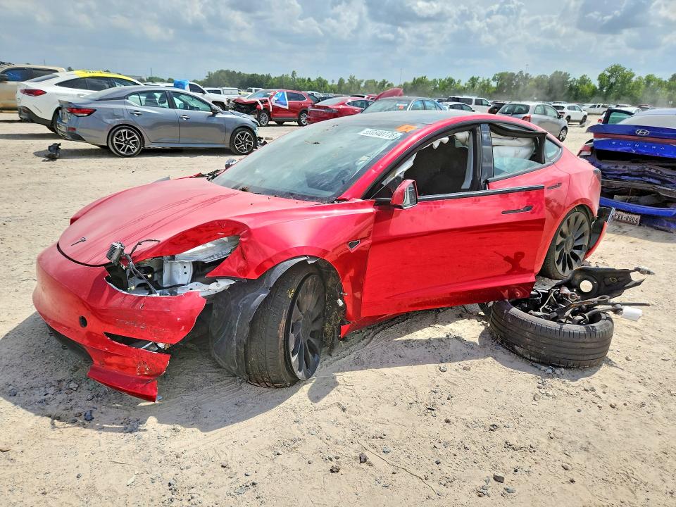 Продажа на аукционе авто 2023 Tesla Model 3, vin: 5YJ3E1EC2PF596215, номер лота: 55540776