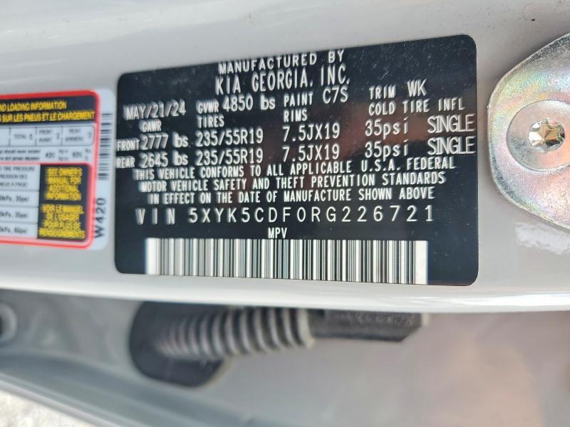 Продаж на аукціоні авто 2024 Kia Sportage, vin: 5XYK5CDF0RG226721, номер лоту: 56345946
