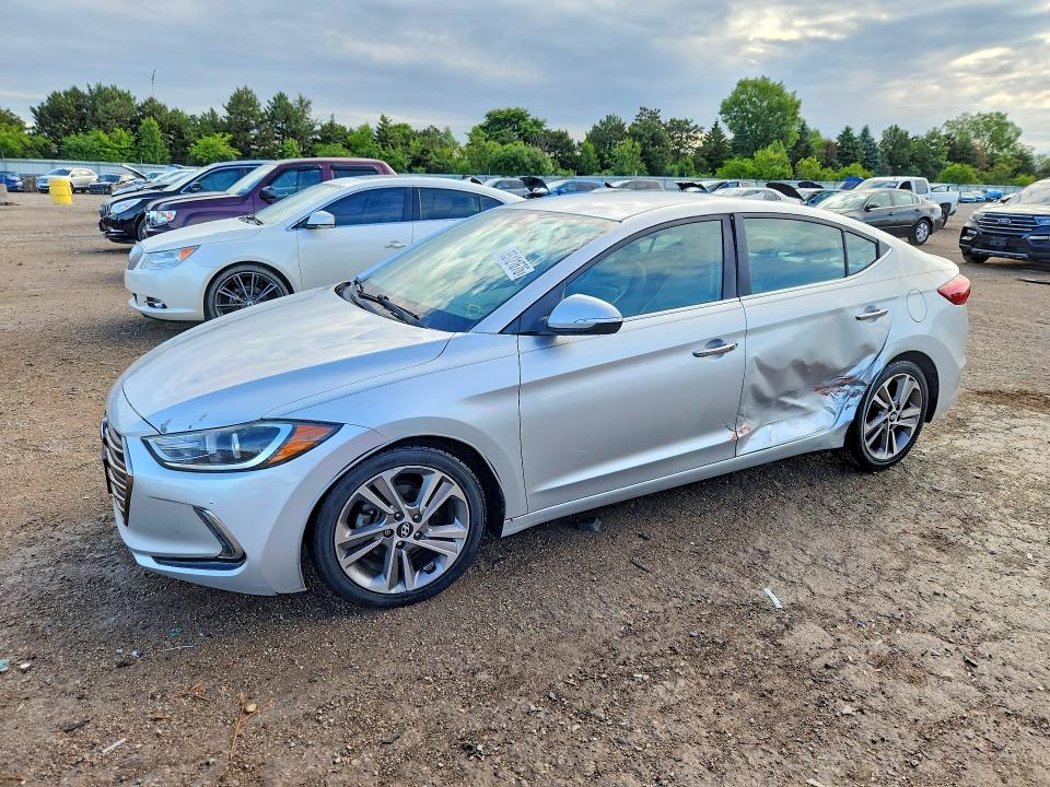 2017 Hyundai Elantra მანქანა იყიდება აუქციონზე, vin: 5NPD84LF7HH040625, აუქციონის ნომერი: 55121676